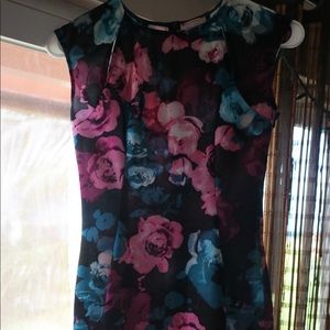 Night out floral fitted dress